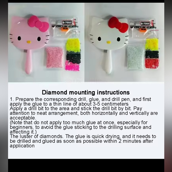 Hello kitty DIY mirror - Picture 2 of 2